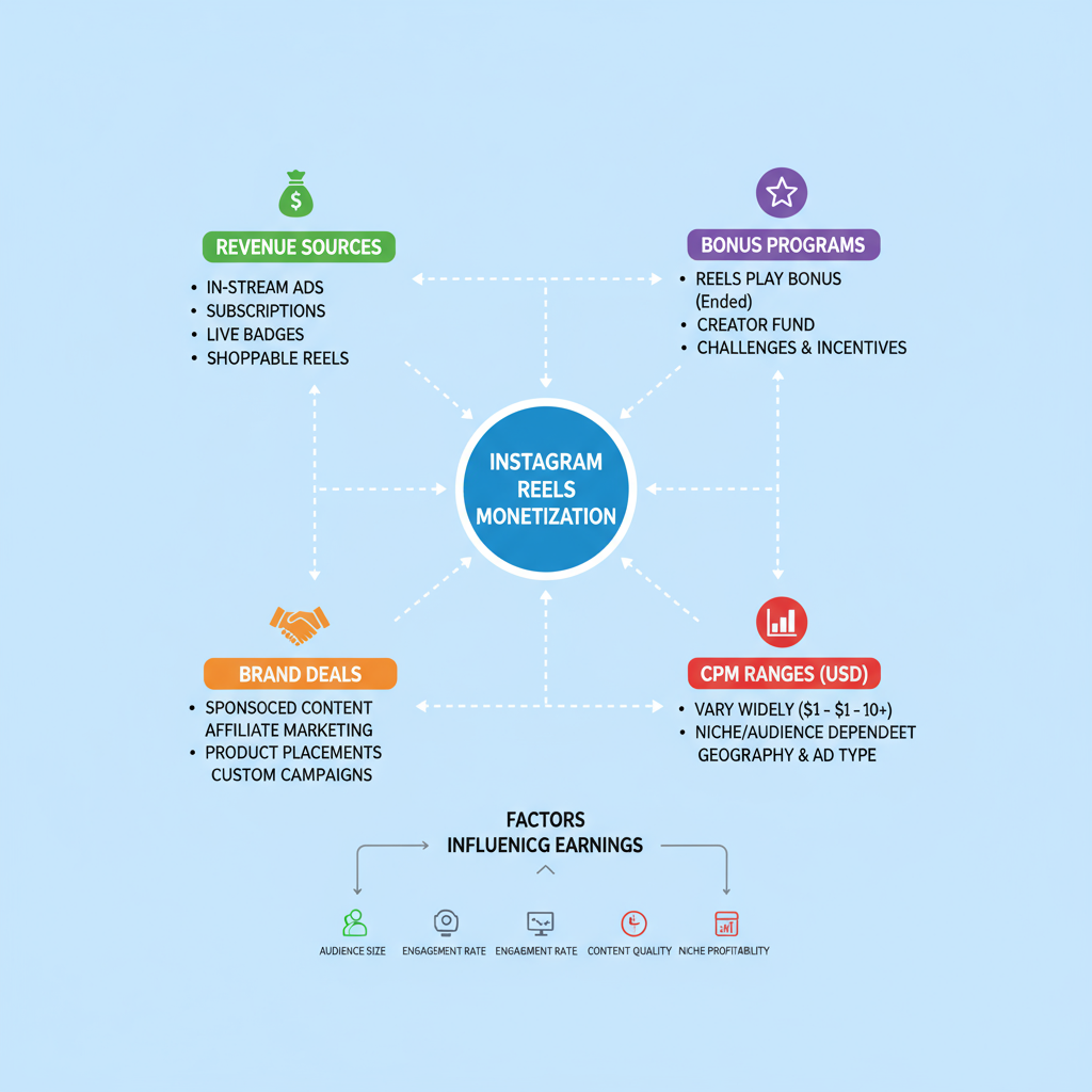 Overview of the Instagram Reels Play Bonus Program — 1 million views on instagram reels money