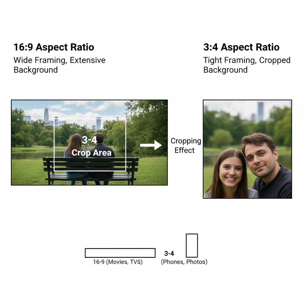 Usage Scenarios — 16 9 vs 3 4 aspect ratio guide