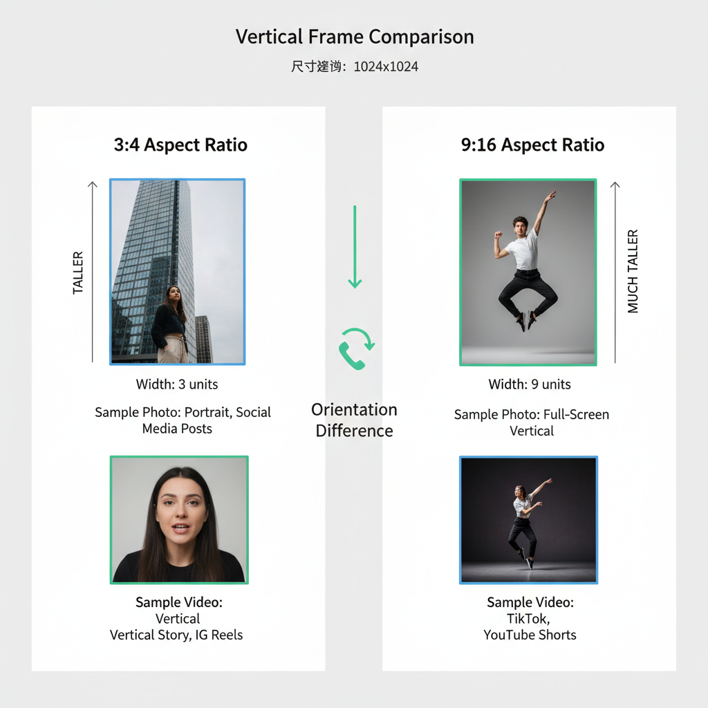 Understanding Aspect Ratios in Photography and Videography — 3 4 vs 9 16