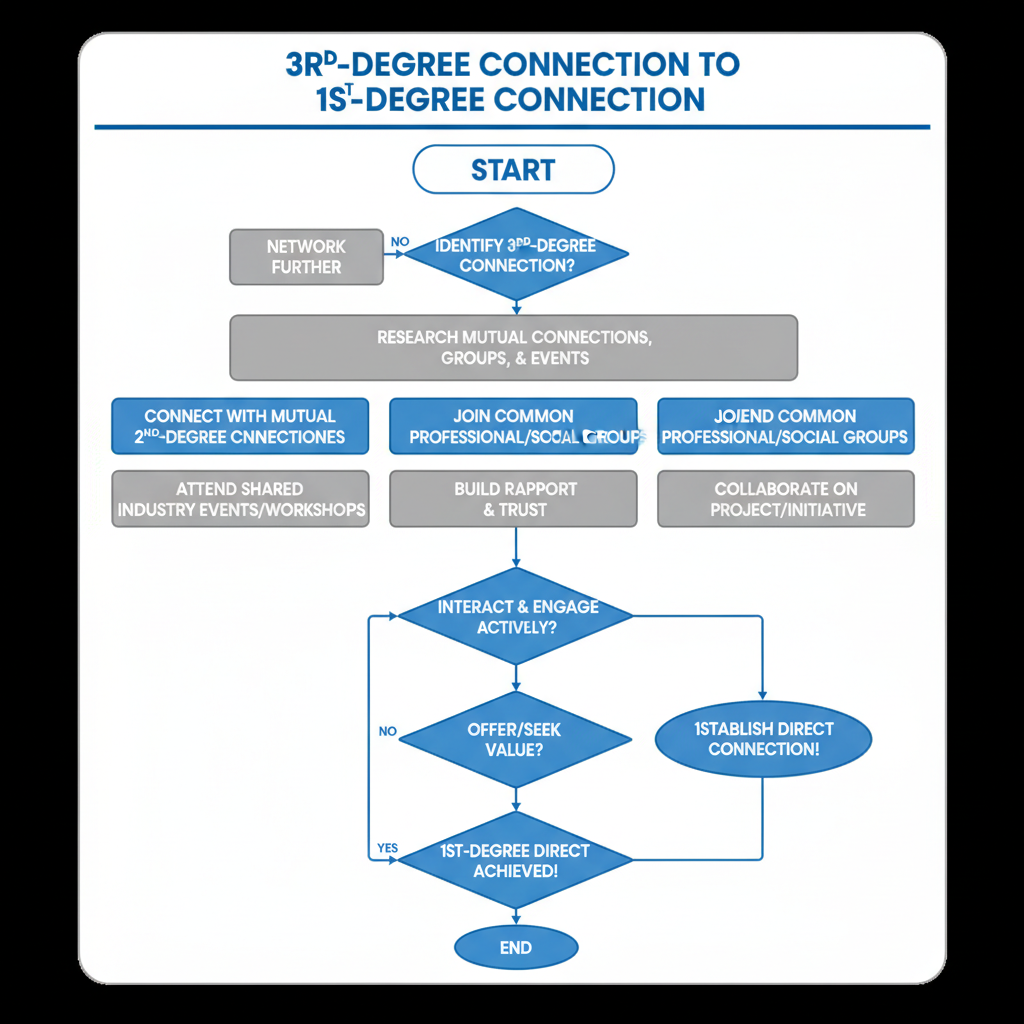 Understanding LinkedIn Connection Degrees — 3rd meaning linkedin
