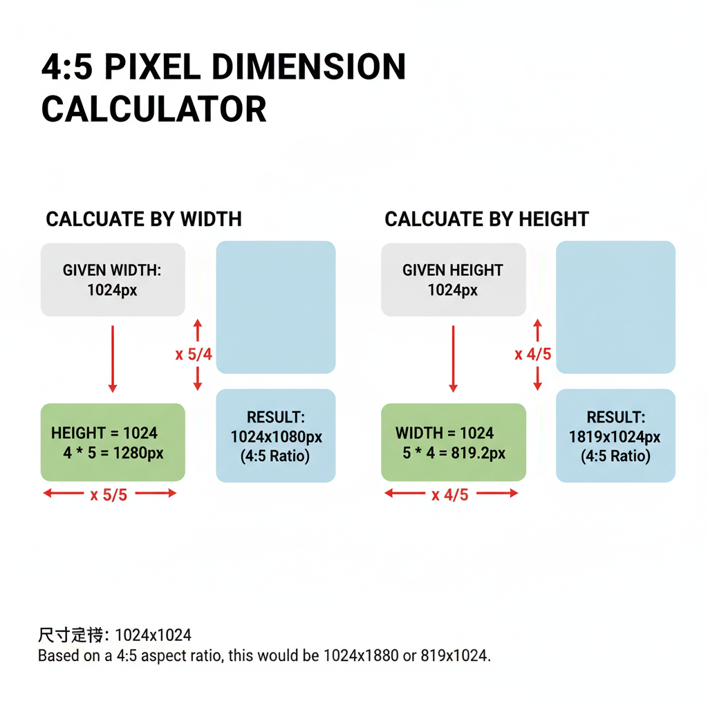 How to Calculate a 4:5 Ratio from Any Width or Height — 4 5 aspect ratio in px