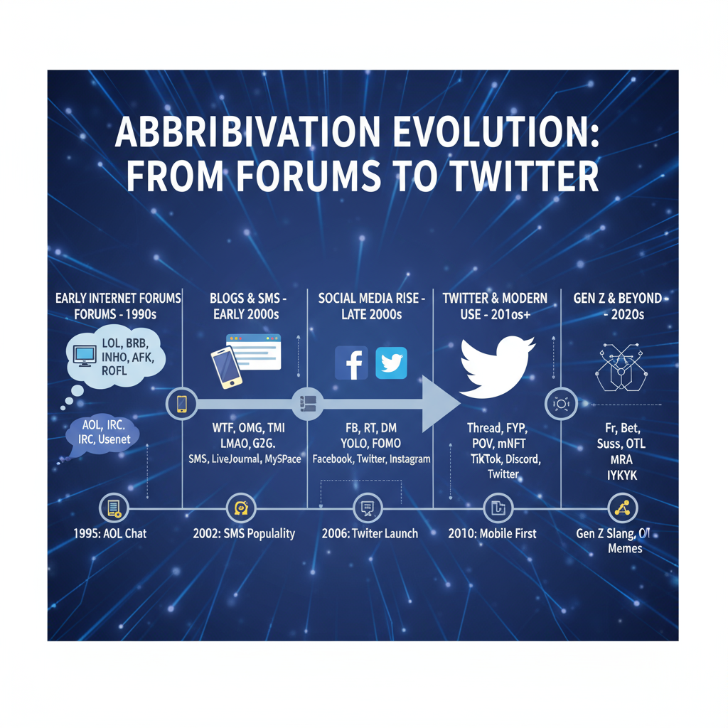 History and Evolution of Abbreviations in Digital and Social Media — abbreviation twitter