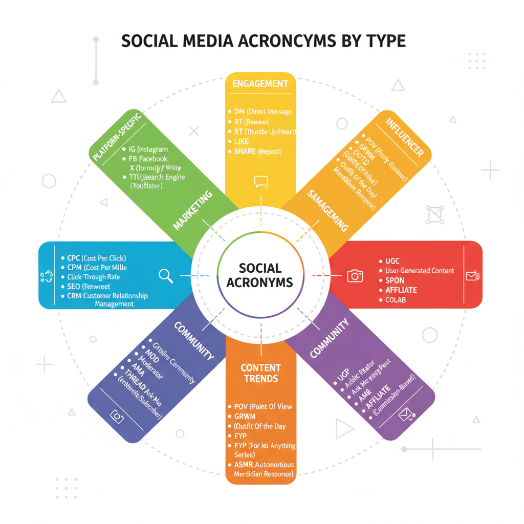 Common Marketing Acronyms — acronyms for social media