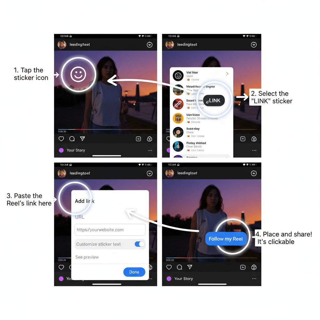 Using “Link in Bio” Tools to Direct Reel Viewers to External URLs — adding link to instagram reel