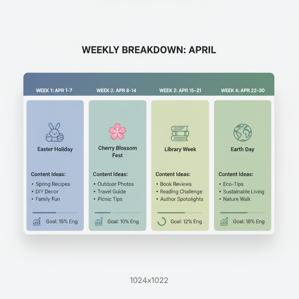 Week 4: April 22–30 — april social media holidays