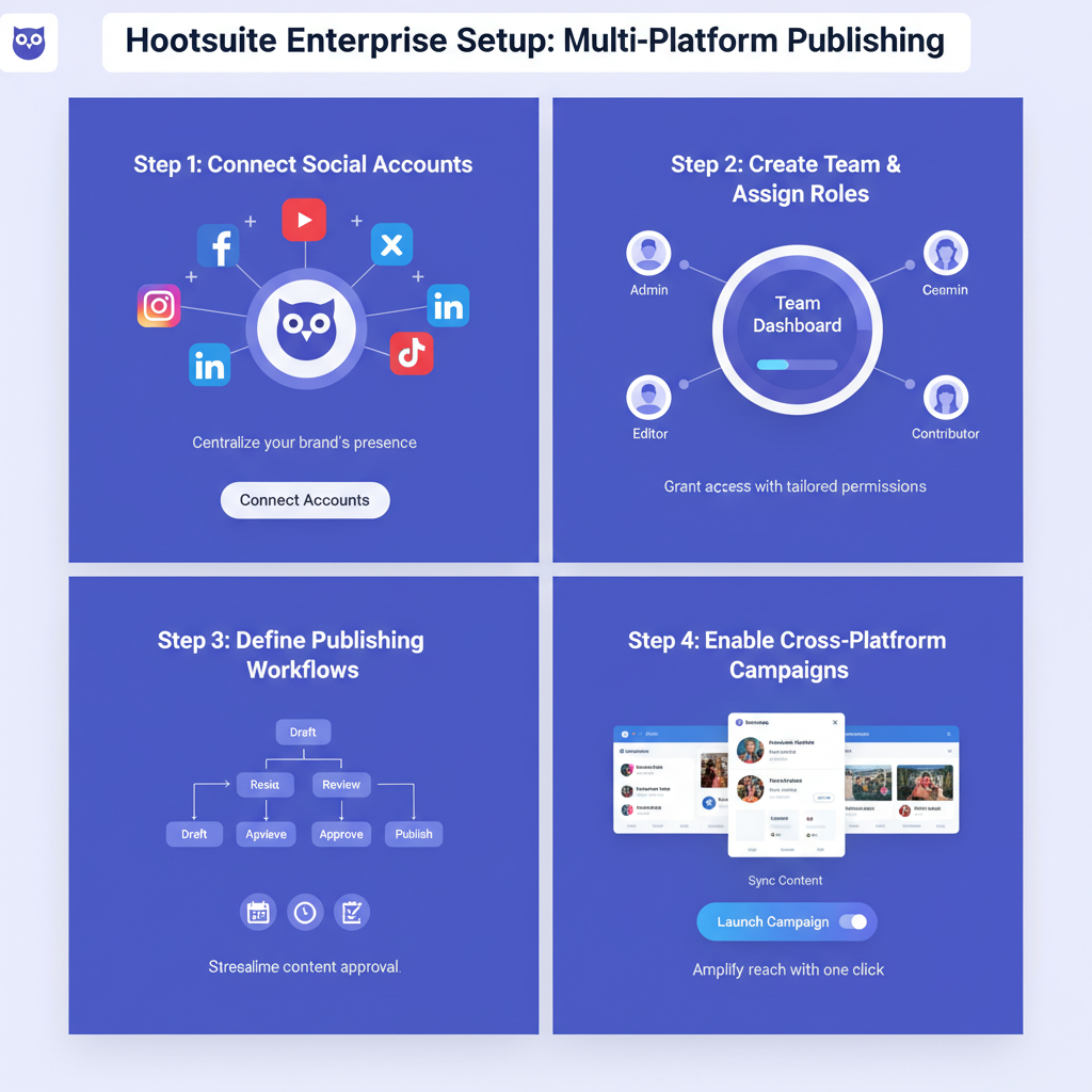 Hootsuite — Best for Large Teams & Multi-Platform Publishing — best alternatives to sprout social