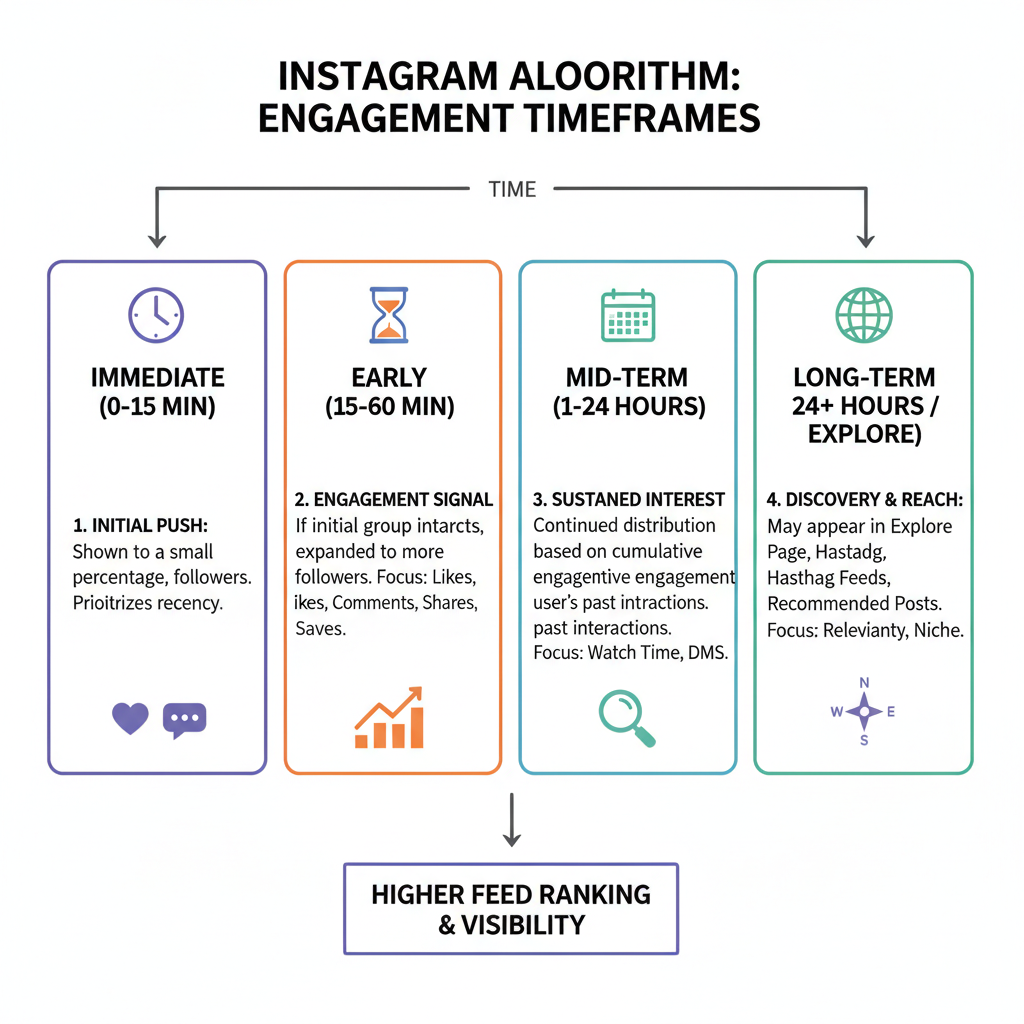 How the Instagram Algorithm Impacts Post Reach — best and worst times to post on instagram