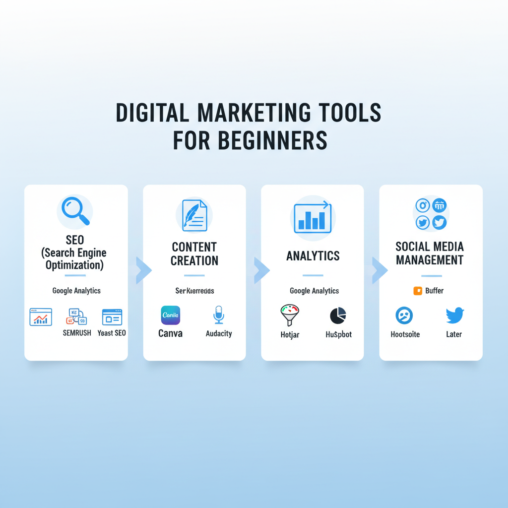 Introduction to Digital Marketing Tools for Beginners — best digital marketing tools for beginners