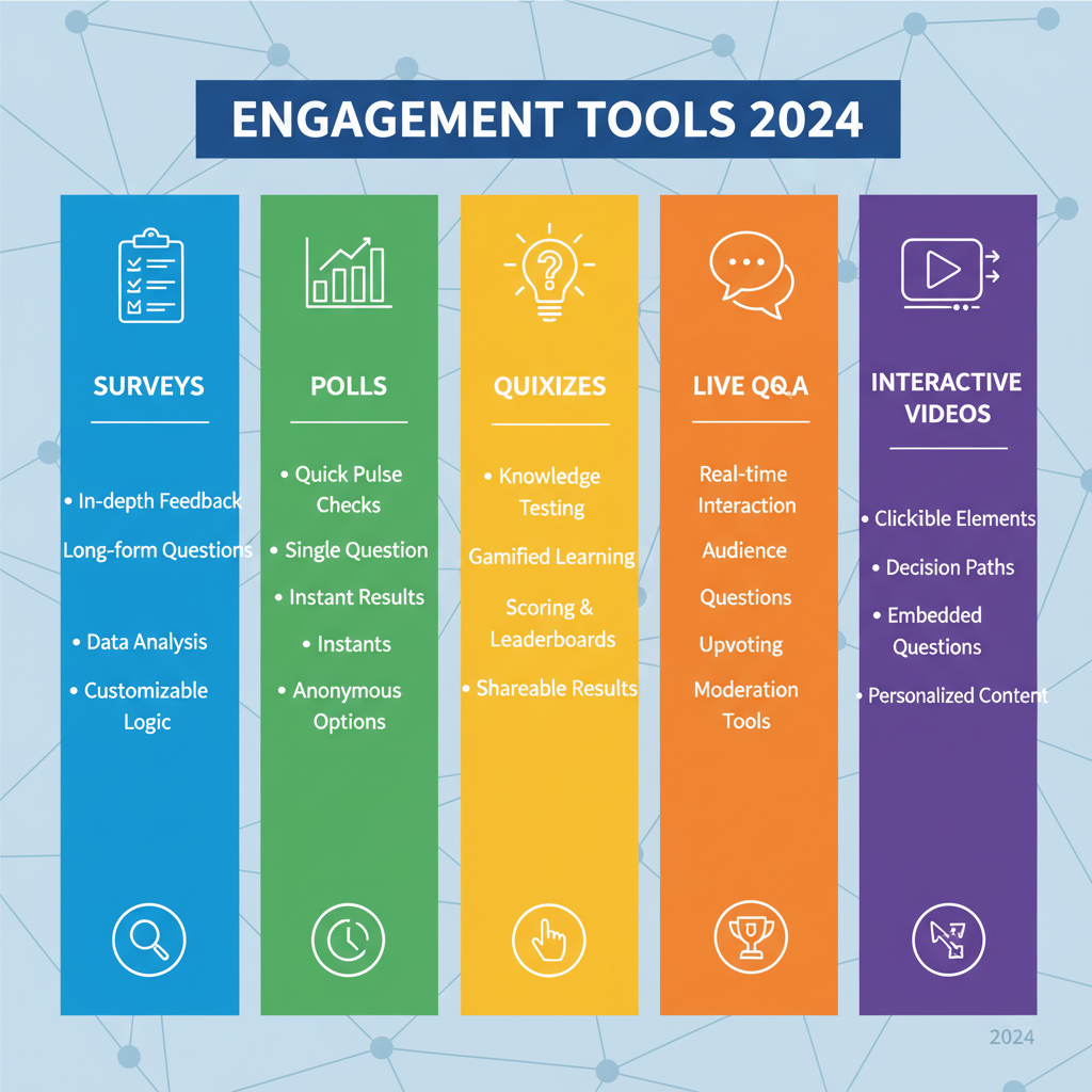 Survey and Poll Tools — best engagement tools to boost audience interaction 2024