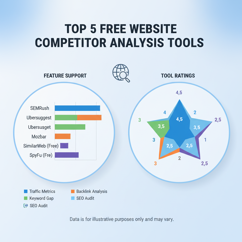 Top 5 Free Website Competitor Analysis Tools Overview — best free website competitor analysis tools 2024
