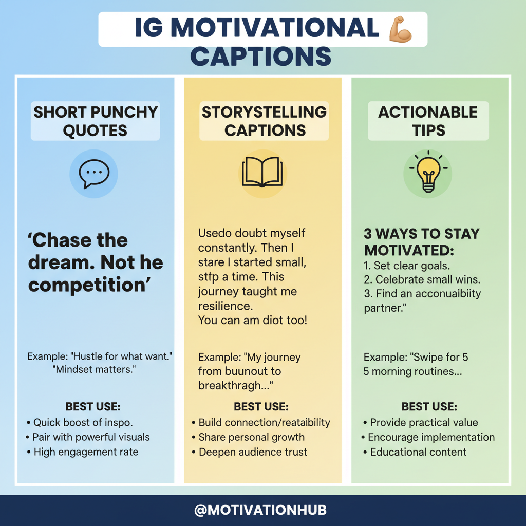 Effective Call-to-Action Examples — best ig motivational captions to inspire your followers