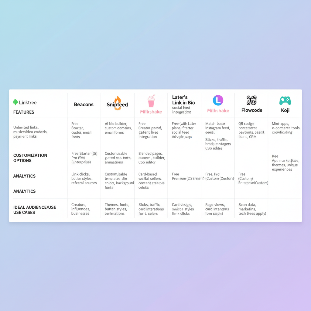 Top 7 Best Link in Bio Apps — best link in bio apps