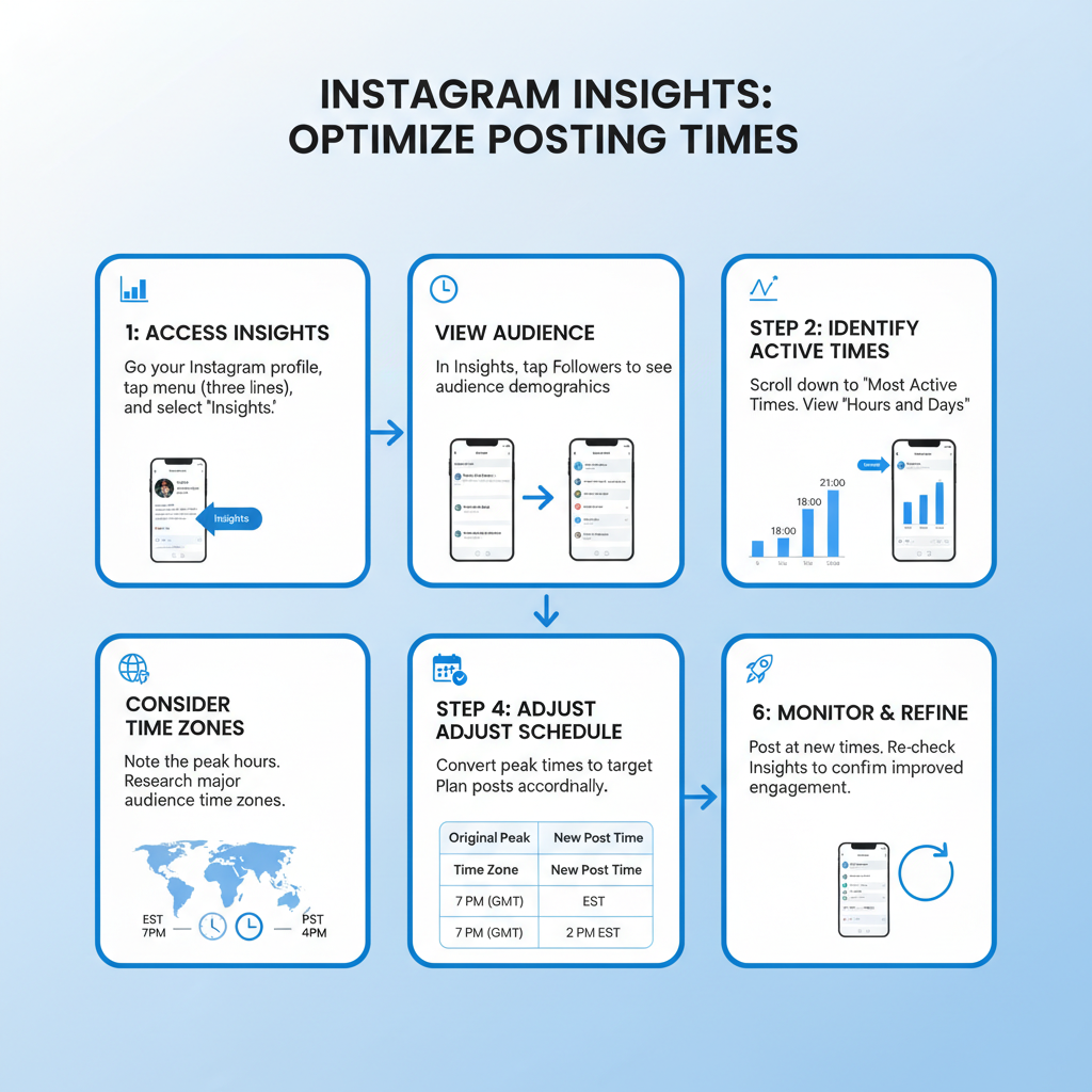 Using Instagram Insights to Find Your Audience’s Active Hours — best peak instagram times 2024