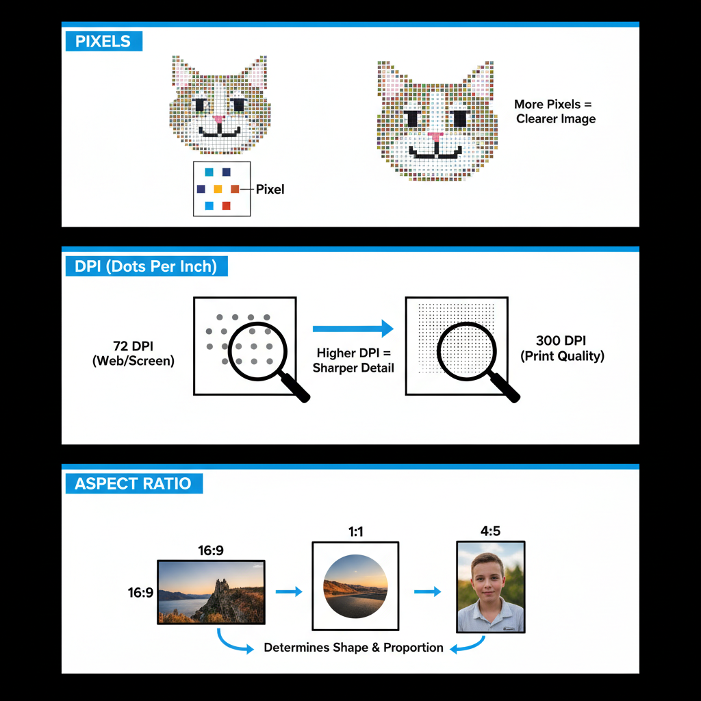 Optimal Dimensions for Websites — best picture size for web and social media