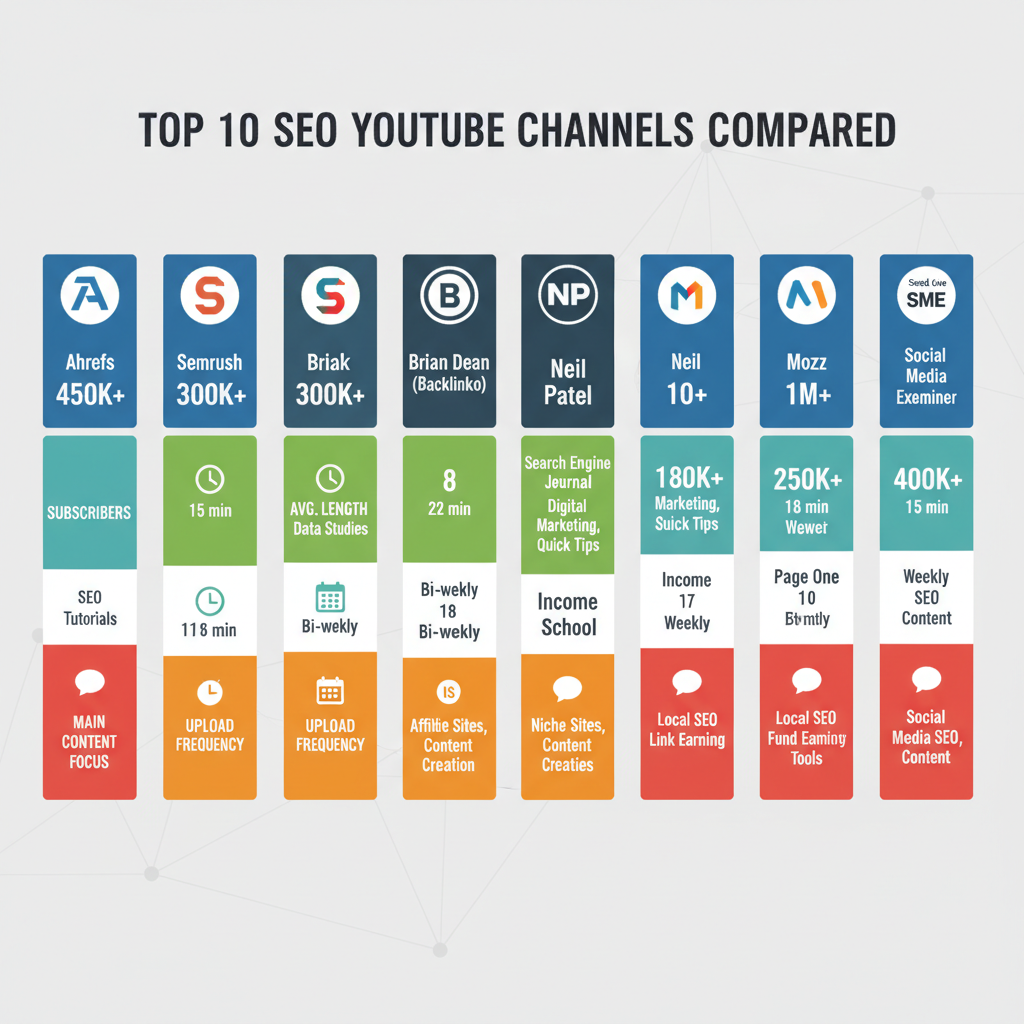 Breakdown of Content Types — best seo youtube channels to follow