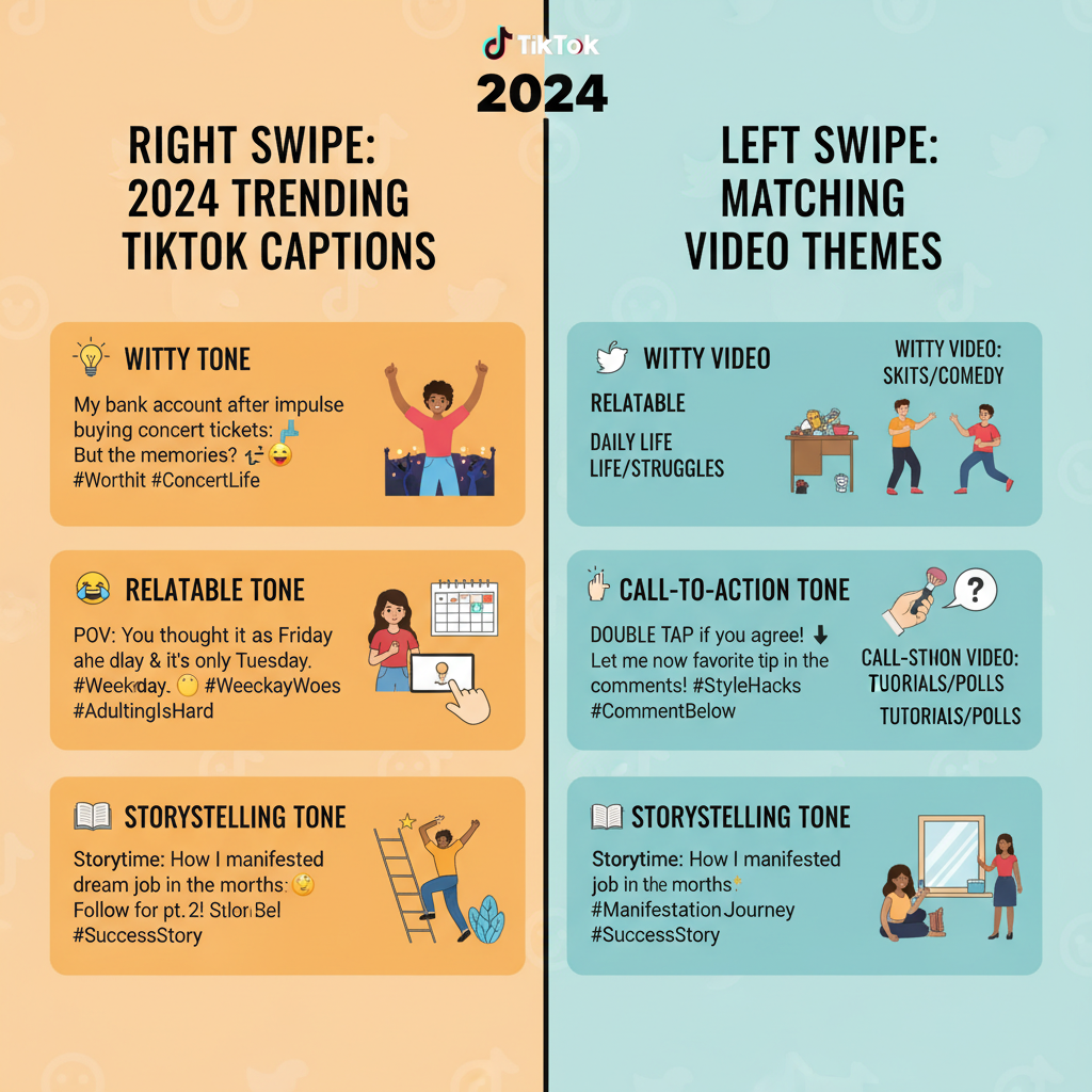 Researching Trending Sounds and Hashtags to Pair with Captions — best tiktok captions 2024