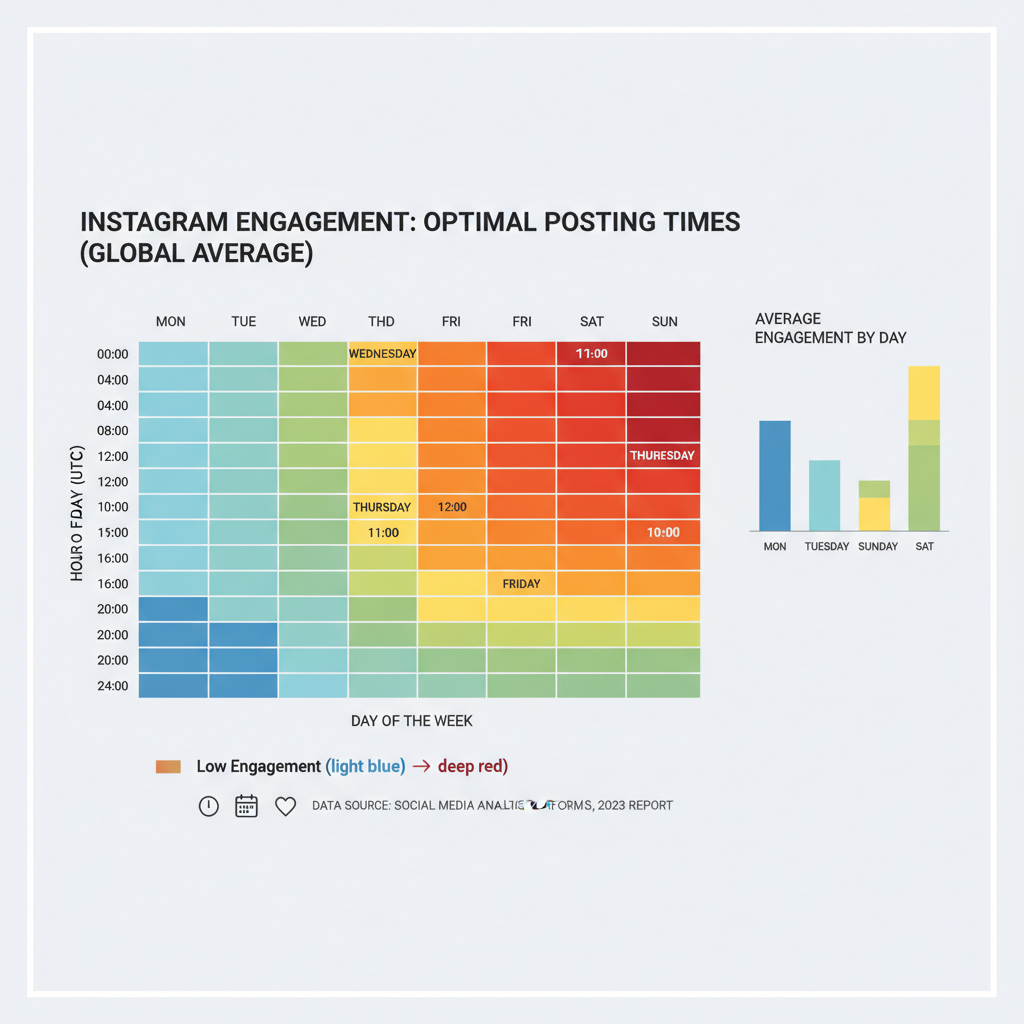 Analyzing Audience Behavior with Instagram Insights — best time and date to post on instagram