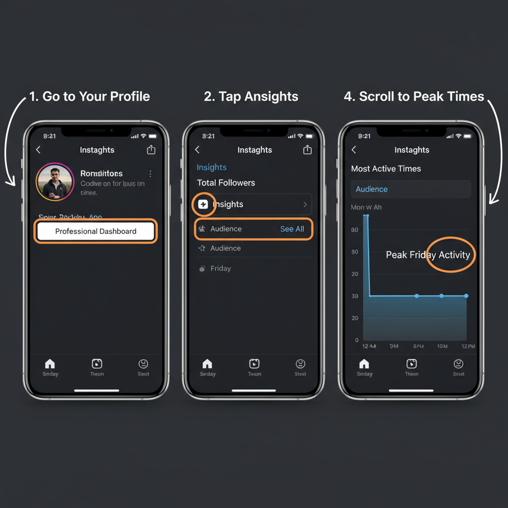 Using Instagram Insights to Find Your Friday Engagement Peaks — best time to post ig reels on friday