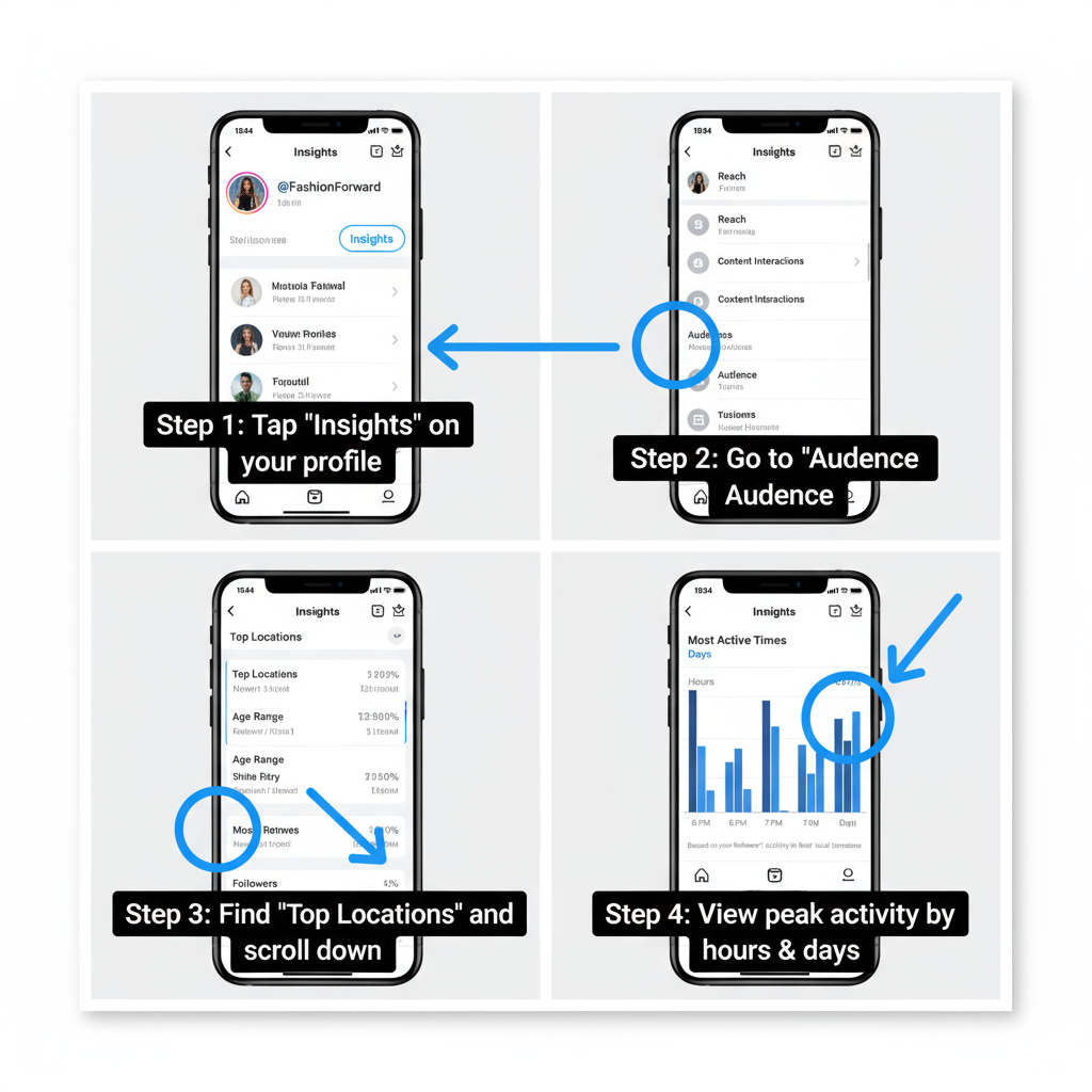 How to find it: — best time to post ig reels
