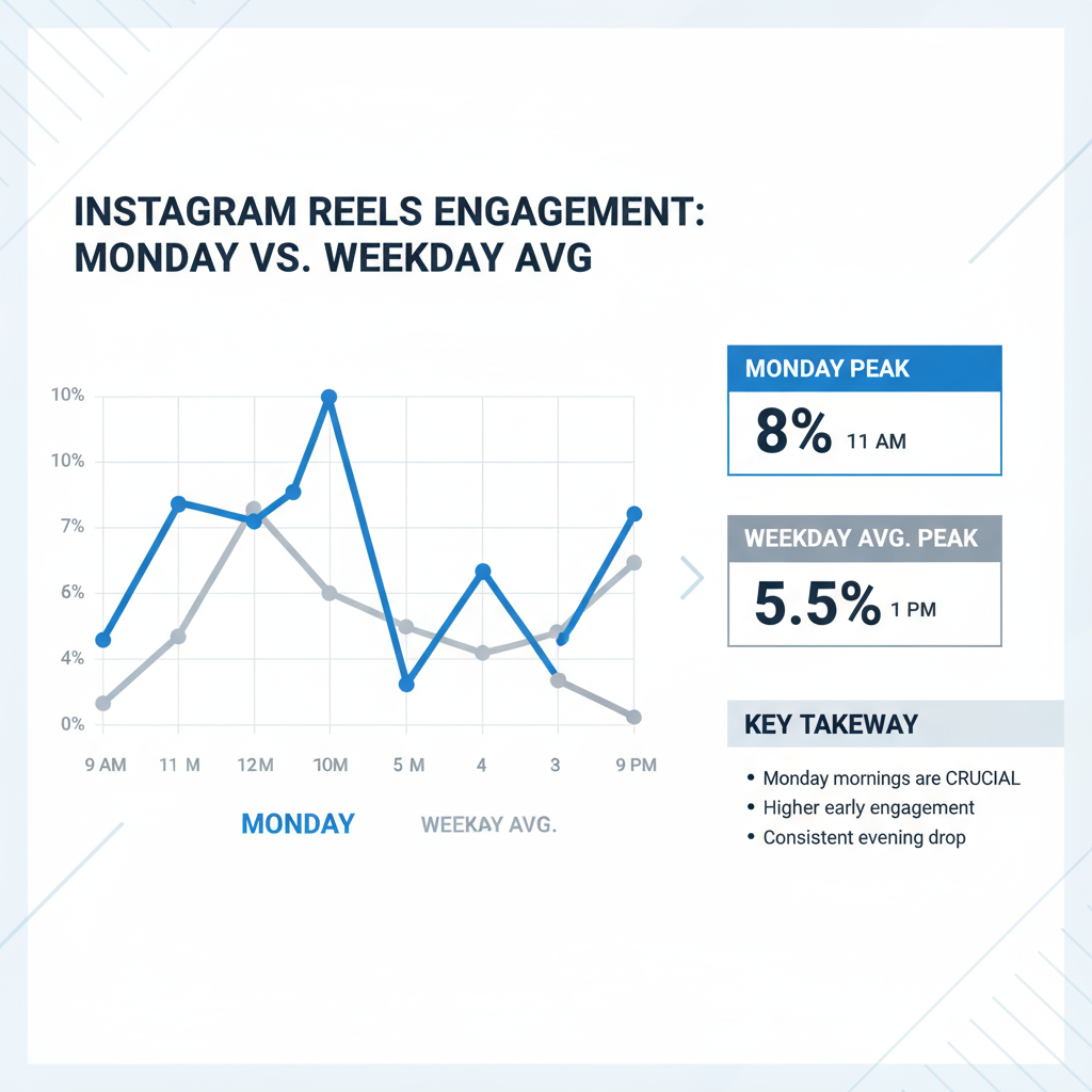 Analyze Instagram Insights for Monday Reel Performance by Hour — best time to post instagram reels monday