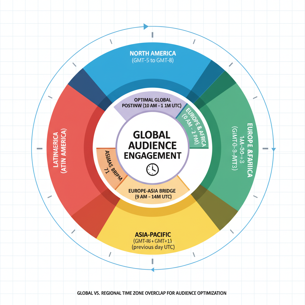 Global vs Regional Audience Time Zones — best time to post instagram weekend