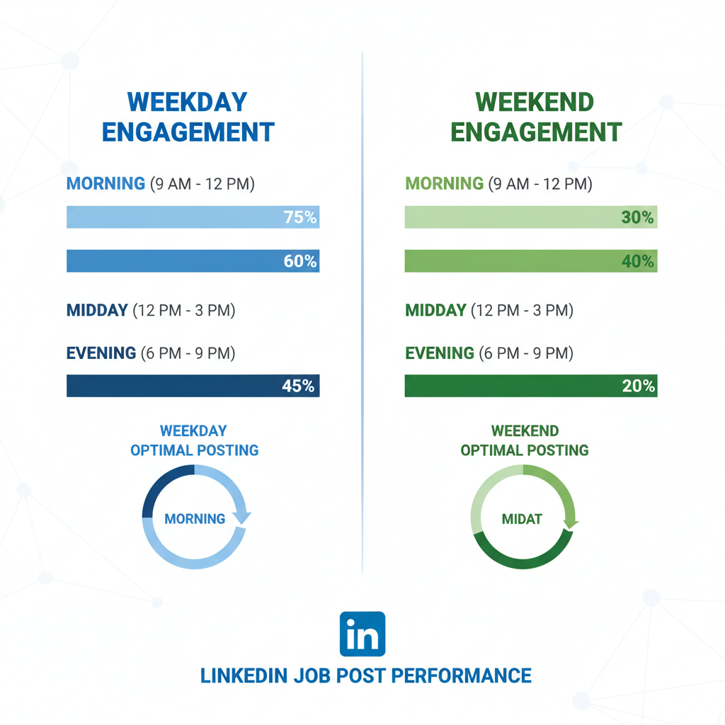 Analyzing Peak Activity Times for Recruiters and Candidates — best time to post new job on linkedin