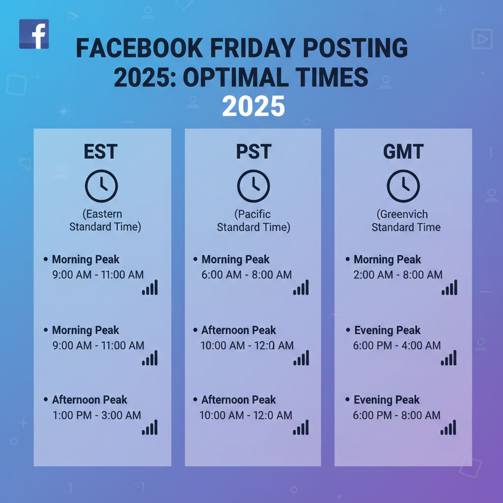 Global Facebook Usage Statistics & Friday Trends — best time to post on facebook friday 2025