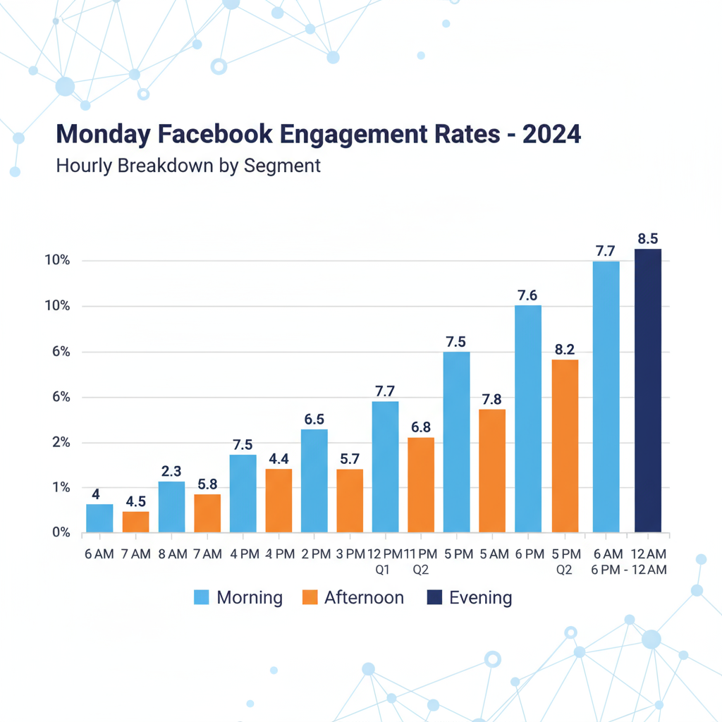Optimal Posting Windows by Time Zones — best time to post on facebook on a monday