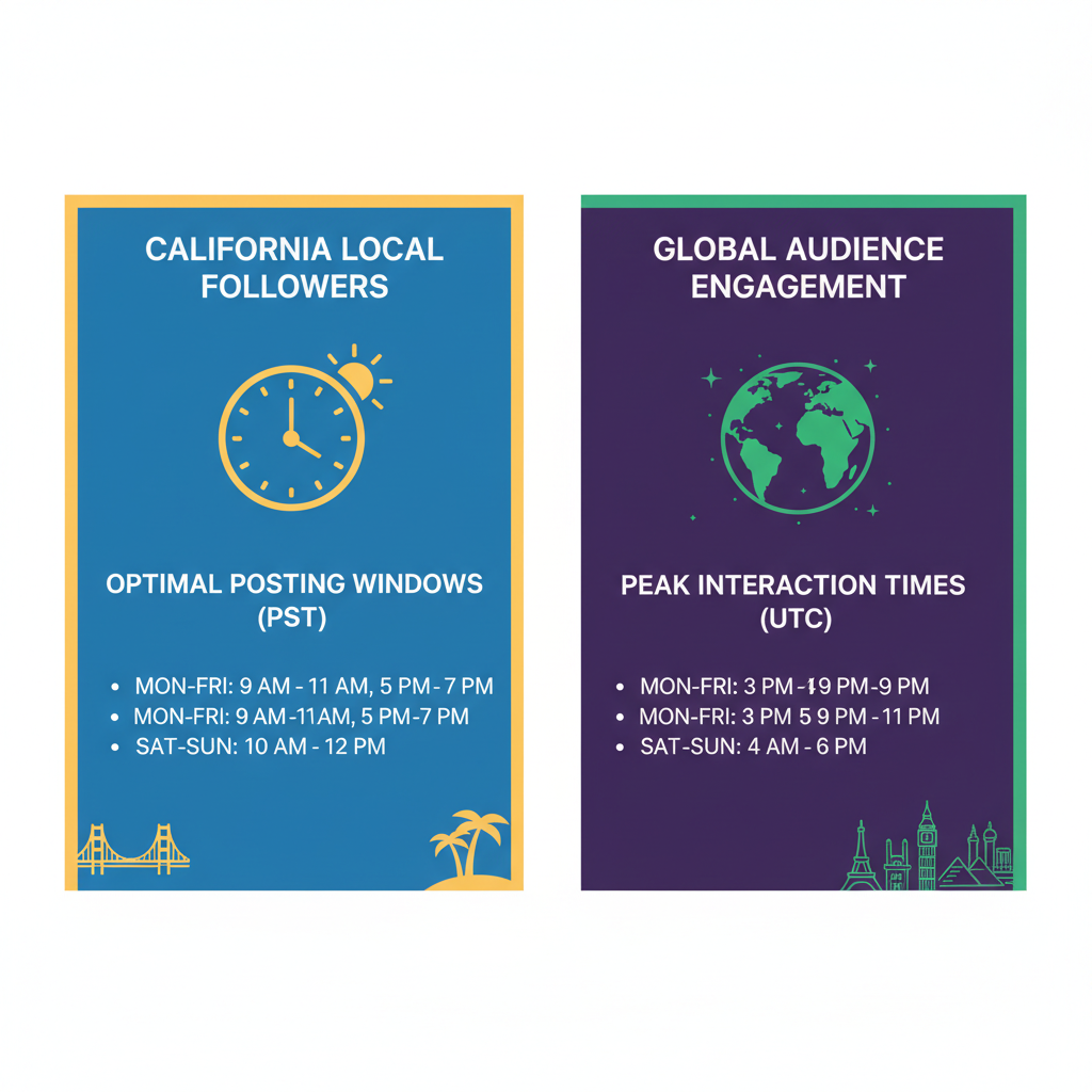 Using Instagram Insights for California Peak Times — best time to post on instagram california