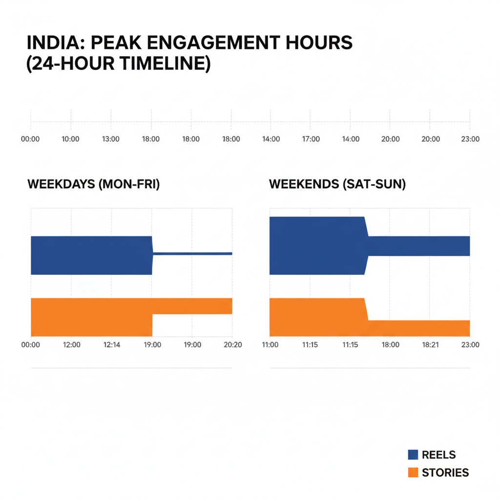 Indian Audience Behavior and Typical Daily Routines — best time to post on instagram in india