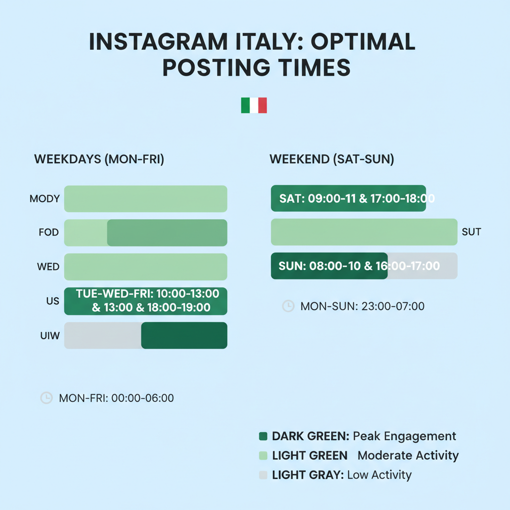 Weekday vs Weekend Posting Patterns — best time to post on instagram italy 2025