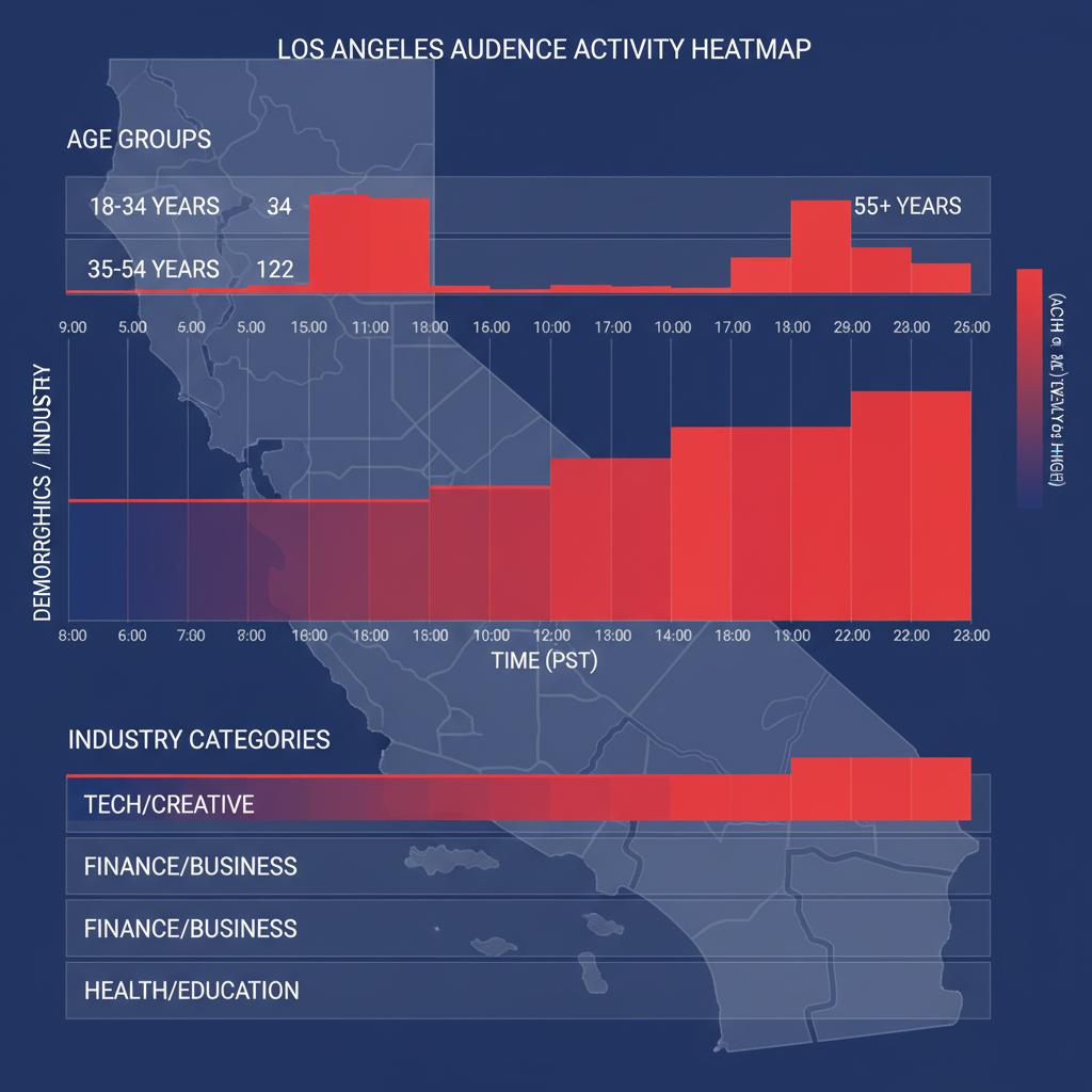Los Angeles Audience Demographics & Time Zone — best time to post on instagram los angeles