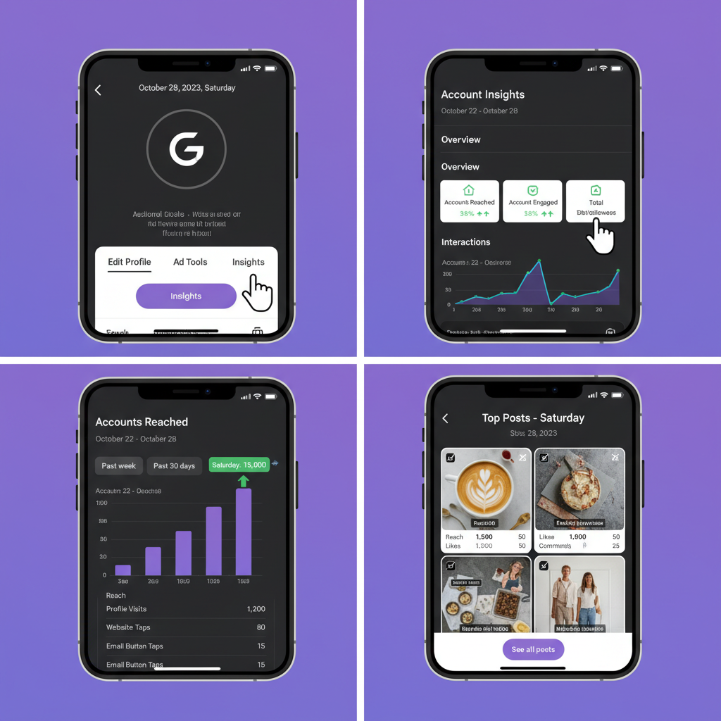 Reviewing Instagram Insights for Past Saturday Performance — best time to post on instagram on saturday