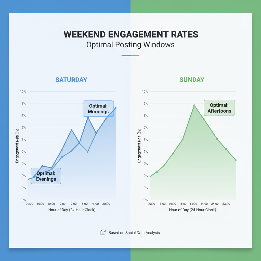Data-Backed Weekend Posting Time Ranges — best time to post on instagram on weekends