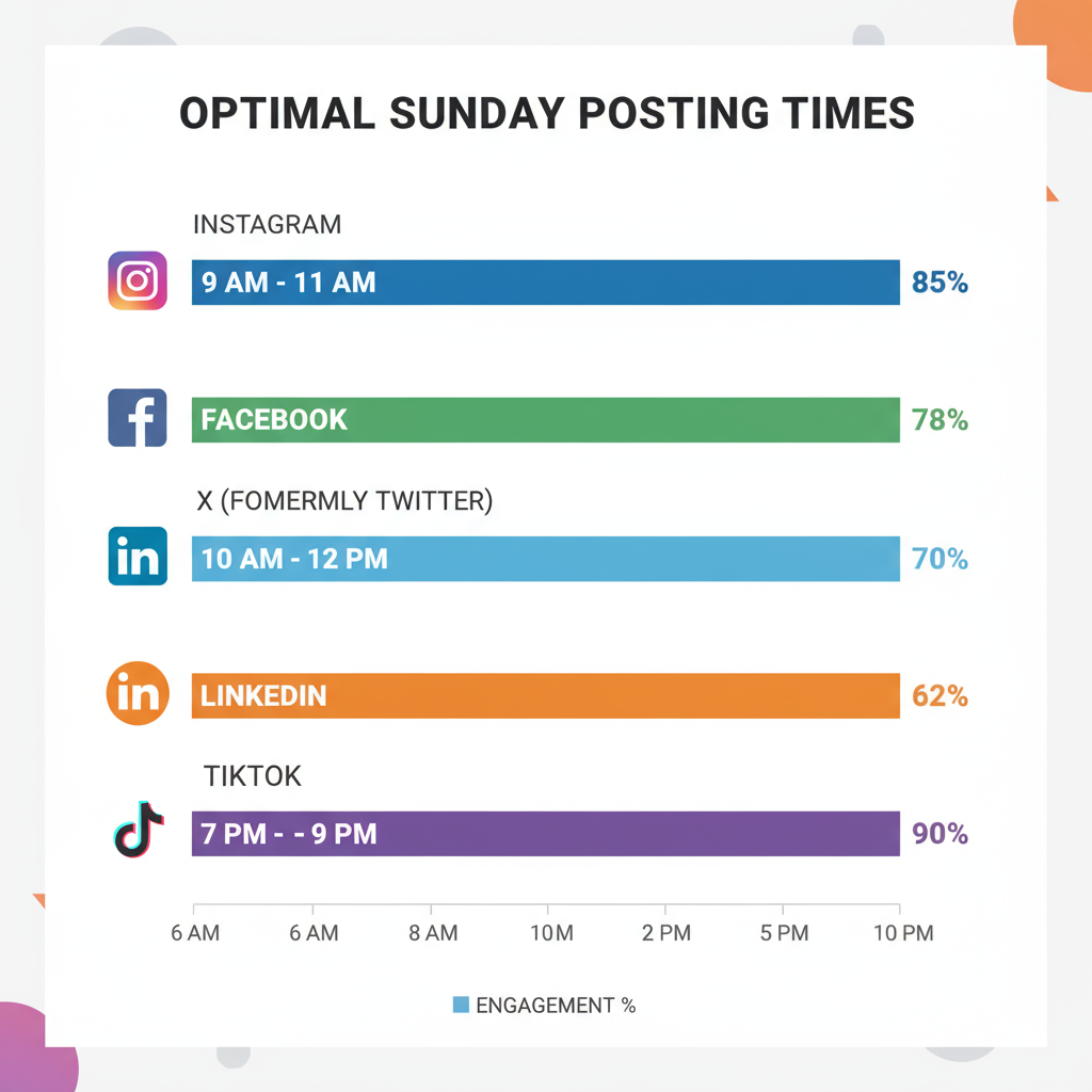 Data-Driven Research on Optimal Sunday Posting Windows — best time to post on social media on a sunday