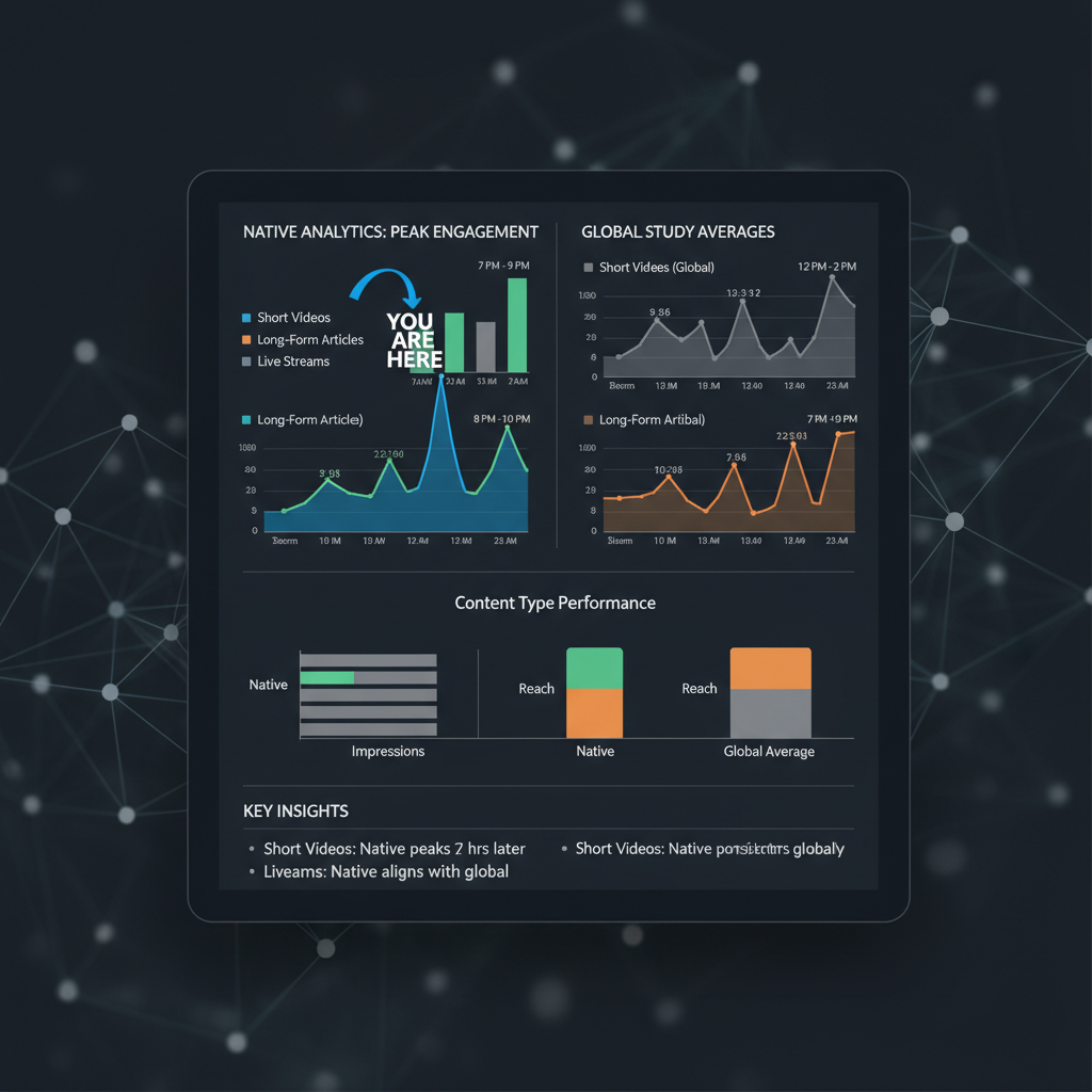 Use Native Analytics Tools to Find Peak Engagement Hours — best time to post on social media today