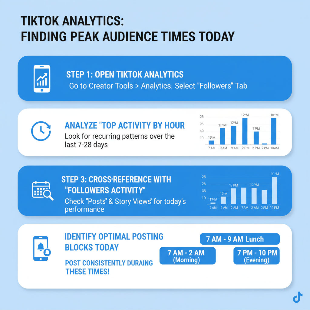 Using TikTok Analytics to Pinpoint Your Audience’s Peak Times — best time to post on tiktok today