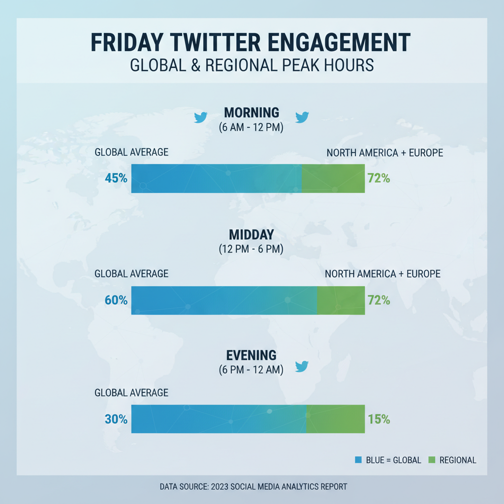Understanding Twitter’s Engagement Patterns on Fridays — best time to post on twitter friday