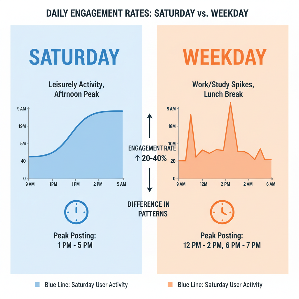 Saturday-Specific Engagement Patterns — best time to post saturday ig