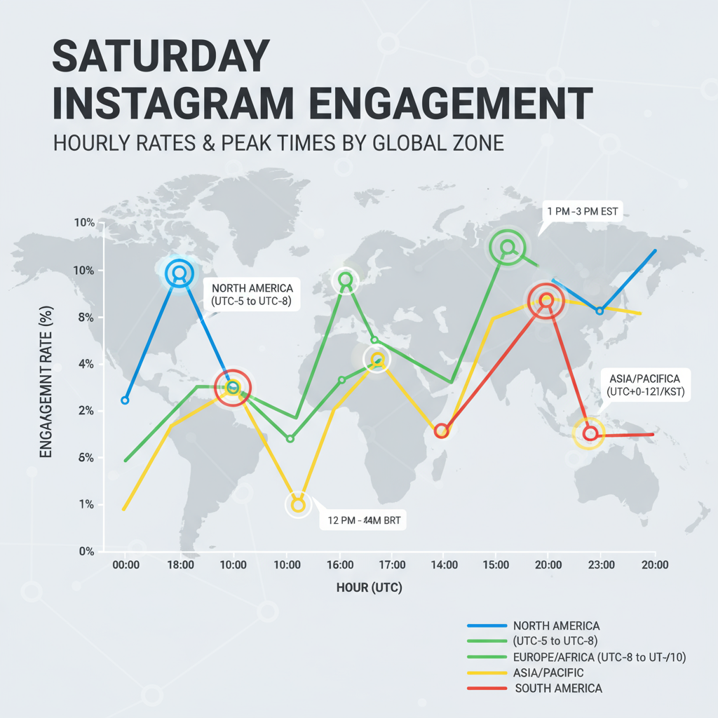 Ideal Posting Times by Niche — best time to post to instagram on saturday