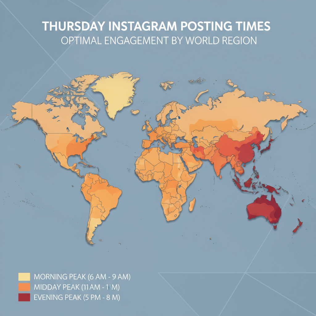 Global Thursday Posting Trends — best time to post to instagram on thursday