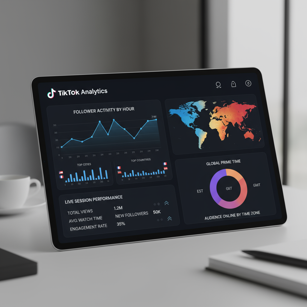 Analyze TikTok Analytics for Peak Activity Hours — best times to go live on tiktok