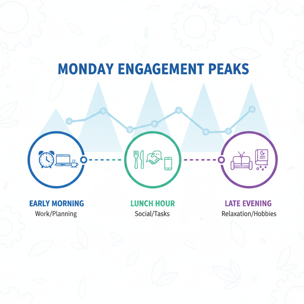 Using Analytics Tools to Identify Peak Traffic Hours — best times to post on mondays