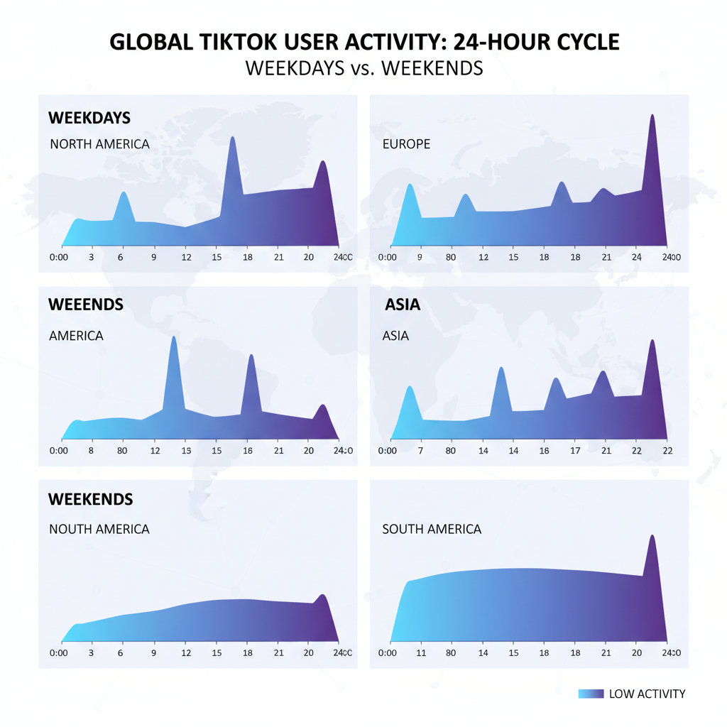 Global TikTok User Activity Patterns in 2023 — best times to post on tiktok 2023