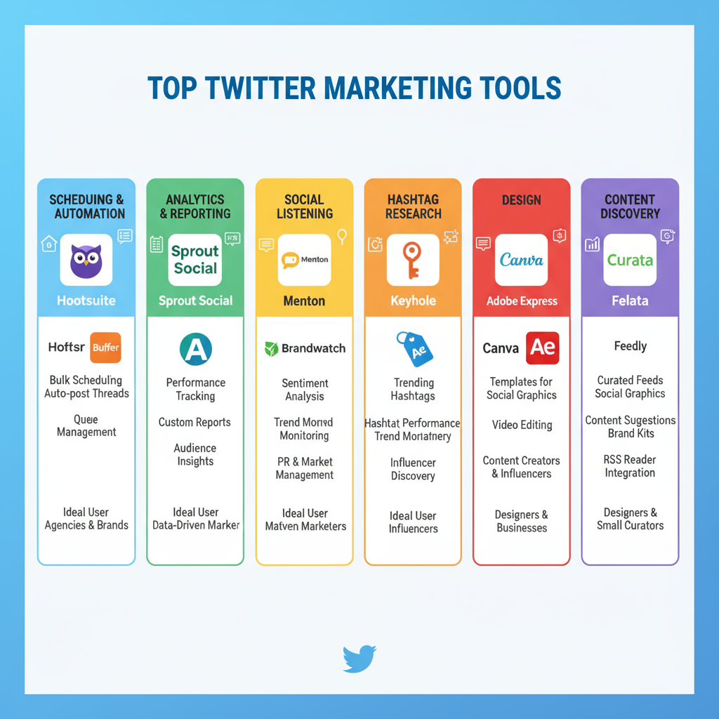 Choose Tools for Post Scheduling and Automation — best twitter marketing tools 2024