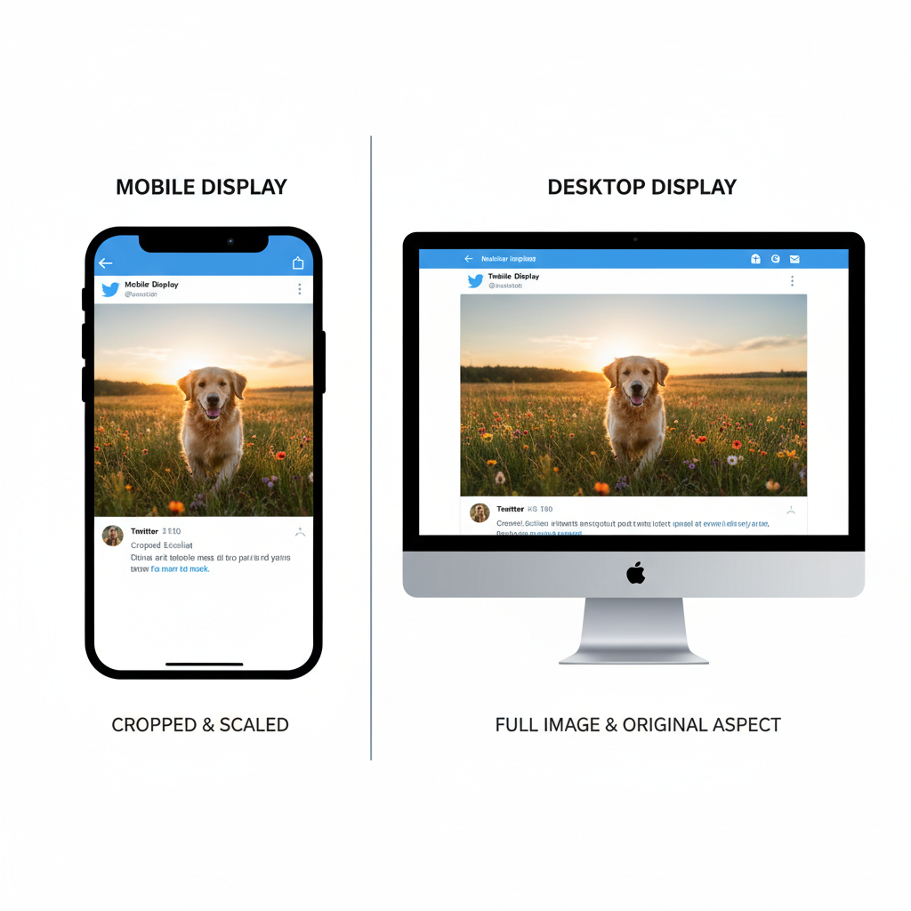 Mobile vs Desktop Display Differences — best twitter photo dimensions