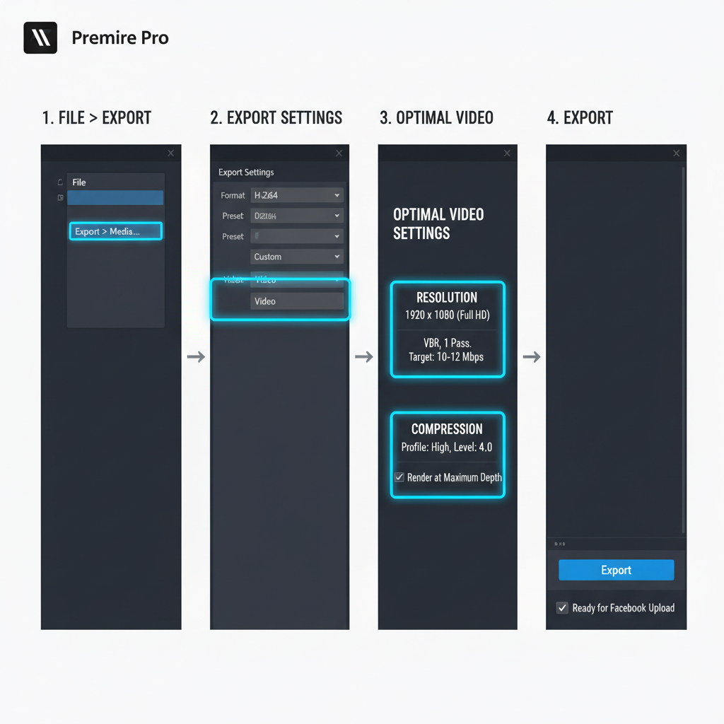 Ideal Resolution, Bitrate, and Aspect Ratio for Facebook — best video file type for facebook