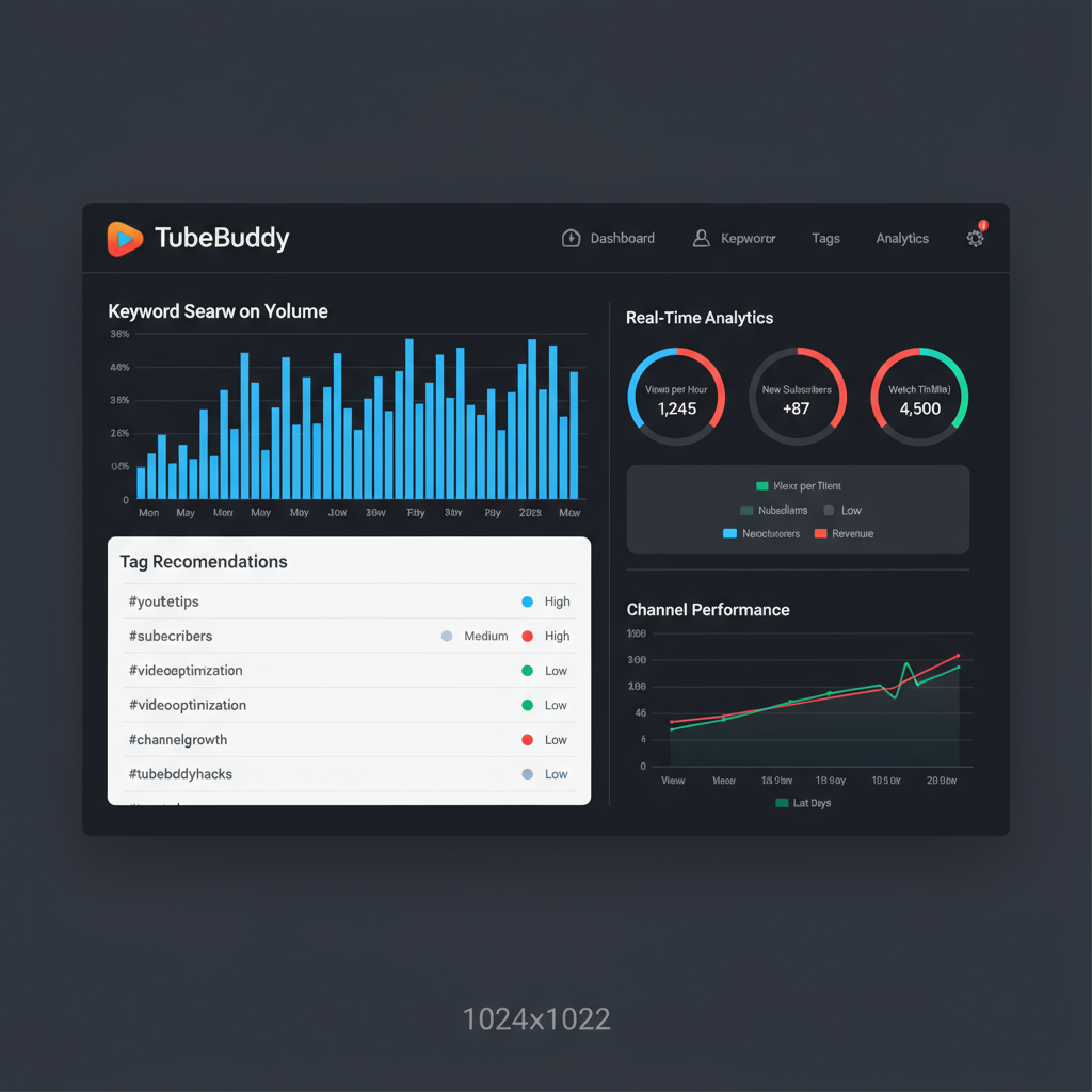 Best YouTube SEO Software #1: TubeBuddy — best youtube seo software