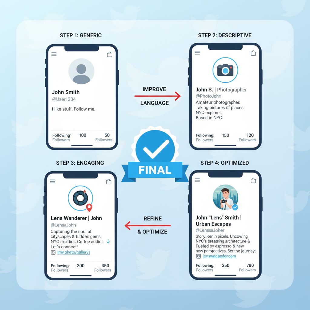 Highlight Achievements Without Bragging — bio on twitter samples