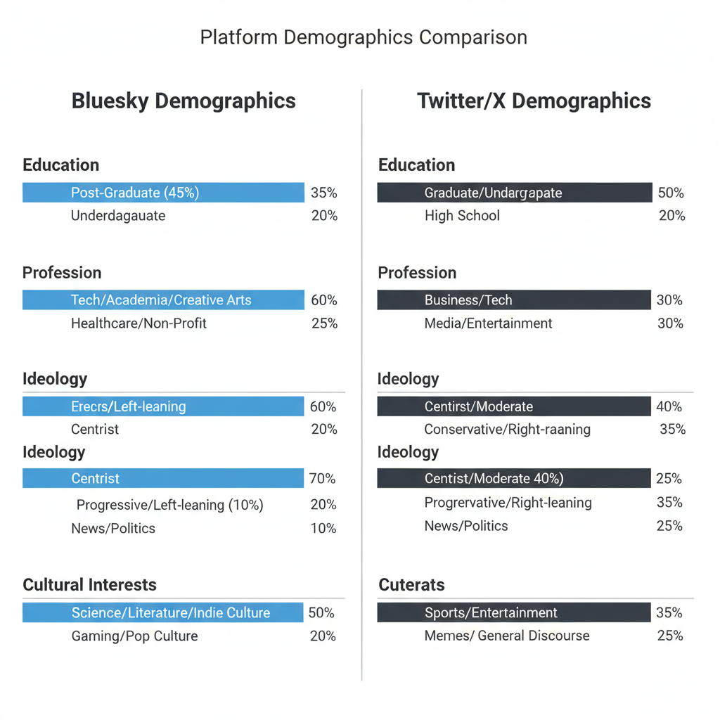 Geographic Distribution of Bluesky Users — bluesky demographics